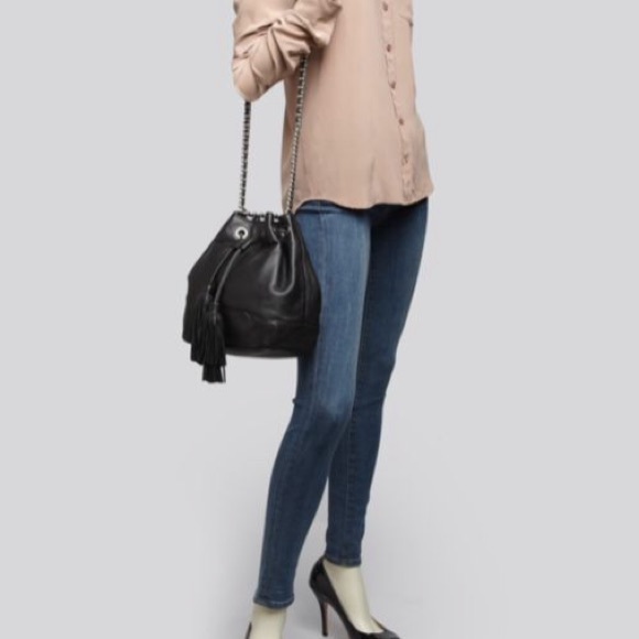 Rebecca minkoff black lexi bucket purse - Picture 2 of 4